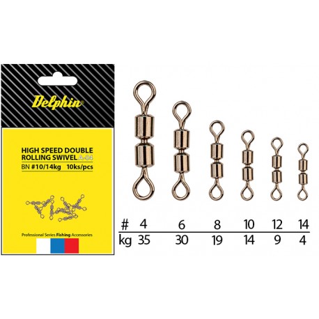 Delphin Hi speed double rolling swivel A-04