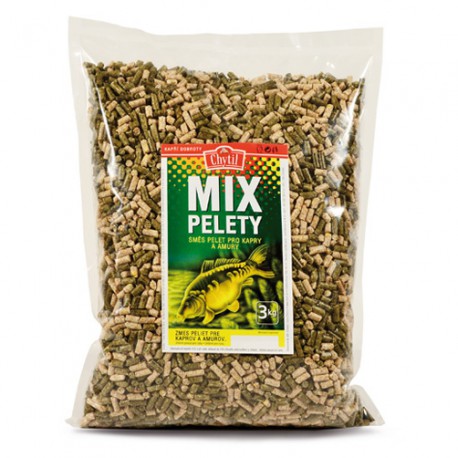 Mix pelety granulované 3 kg 