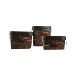 Kbelík s víkem Fox Camo Square Bucket 