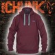 Fox Mikina s kapucí Chunk Ribbed Hoody Burgundy vel. XL