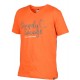 Savage Gear Triko Simply Savage V-Neck Tee Orange 