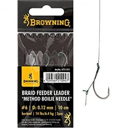 BROWNING návazec Feeder Leader Method/Boilie-Needle 10cm