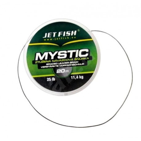 JET FISH - Návazcová šňůrka MYSTIC 25lb 20m