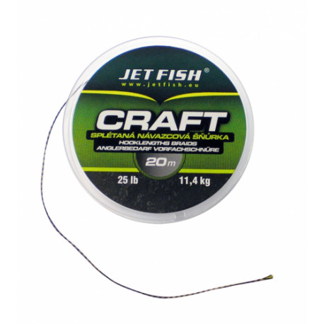 JET FISH - Splétaná Šňůrka Craft 25lb 20m 