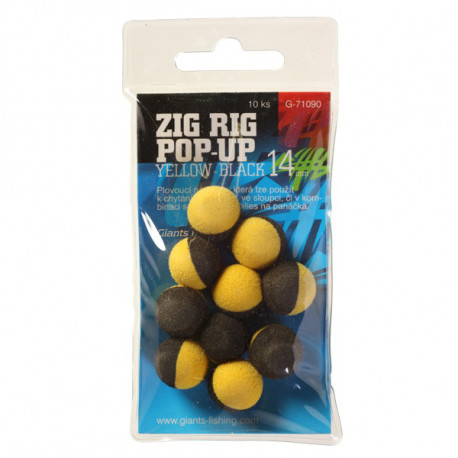 Pěnové plovoucí boilie Zig Rig Pop-Up 10mm 