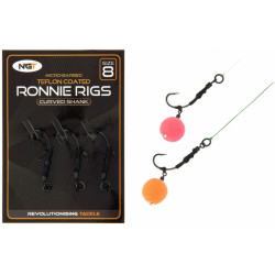 NGT Montáž Ronnie Rig & Teflon Hooks 3 pcs