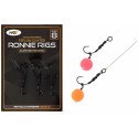 NGT Montáž Ronnie Rig & Teflon Hooks 3 pcs