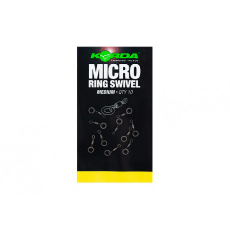 Korda Obratlík s kroužkem Micro Ring Swivel 10ks medium 