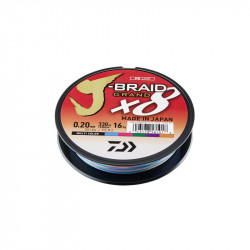 Daiwa pletená šnůra J-Braid Grand X8 150m - multicolor