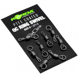 Korda Obratlík s kroužkem PTFE QC Ring Swivel 8ks 