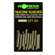 Korda Silikonový převlek - Silicone Sleeves Weedy Green 20 ks