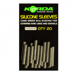 Korda Silikonový převlek - Silicone Sleeves Weedy Green 20 ks