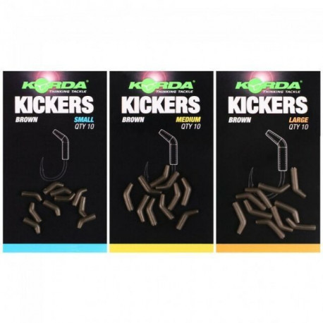 Korda Rovnátko na háček Kickers Brown 10ks hnědá