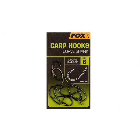 Fox Háčky Carp Hook Curve Shank 10ks