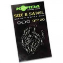 Korda Obratlíky Swivel 20ks size 8