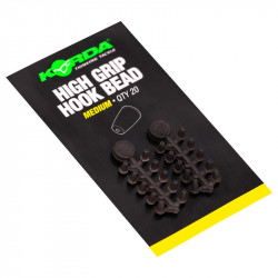 Korda Zarážky na háček High Grip Hook Bead Medium green 20ks