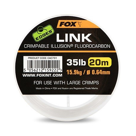 Fox Fluorocarbon Edges Link Illusion Čirý 20m