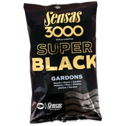Sensas 3000 Super Black Gardons 1kg 
