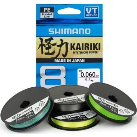 Šňůra Shimano Kairiki SX8 150m