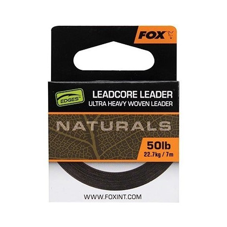 Fox Olověná Šňůra Naturals Leadcore 50lb 7m