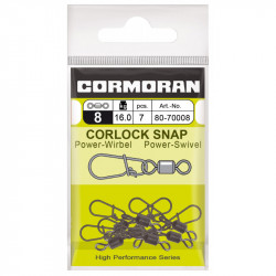 Cormoran Corlock snap - obratlík s karabinkou 10 ks