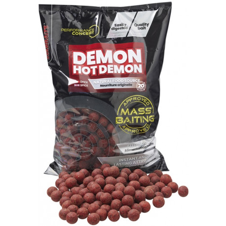 Starbaits Mass Baiting Boilies Hot Demon 3kg 