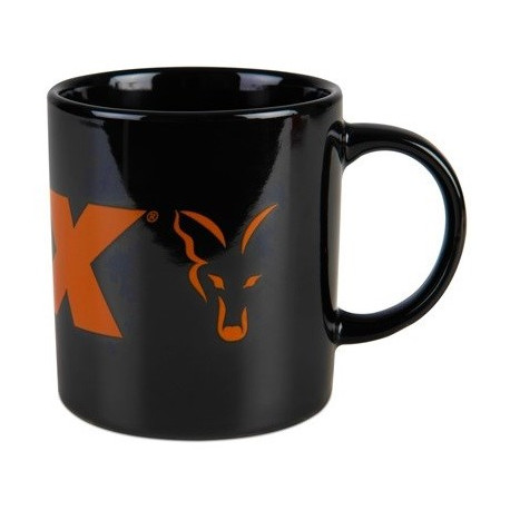 Fox Hrnek Collection Ceramic Mug Black Orange 350 ml