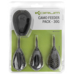 Korum Sada Krmítek Camo Feeder Pack 30g