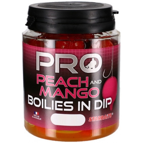 Starbaits Boilies v dipu Pro Peach Mango 150g