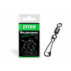 ZFISH Obratlík Rolling Swivel & Hooked Snap