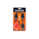 Mivardi Method Feeder set QMR Flat L (30g + 40g + 50g + mould) 