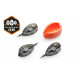 Mivardi Method Feeder set QMR Flat L (30g + 40g + 50g + mould) 