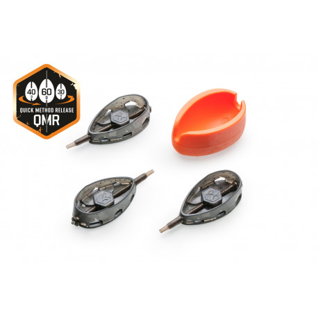 Mivardi Method Feeder set QMR Flat L (30g + 40g + 50g + mould) 