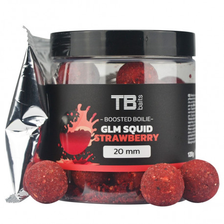TB Baits Boosterované Boilie Squid Strawberry 120 g 20mm