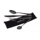 Fox Sada Příborů Black Stainless Cutlery Set