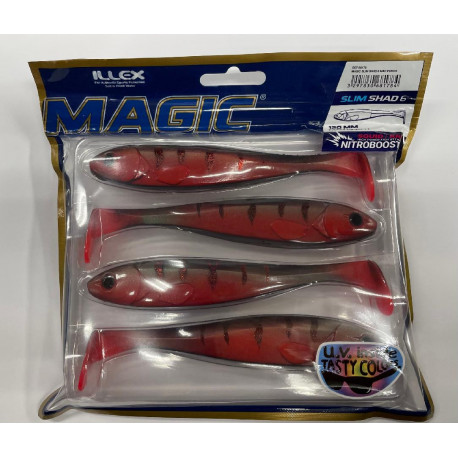 Gumová nástraha ILLEX Magic Slim Shad 6 (12,5cm) Mad Perch 4ks