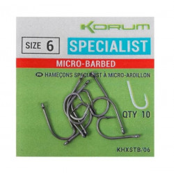 Háček Korum Xpert Specialist Hooks Barbed 10ks