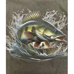 Bavlněné tričko s candátem