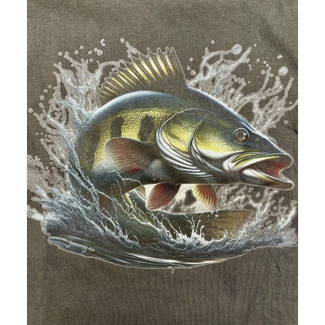 Bavlněné tričko s candátem