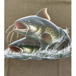 Bavlněné tričko se sumcem