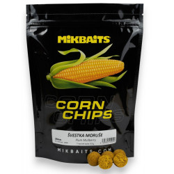 Mikbaits Boilie Corn Chips Švestka Moruše 300g