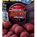Black Carp Activ boilies Játra - Chilli 1kg 20mm
