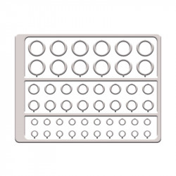 Kroužek Oval Rig Ring 4.5mm/20ks