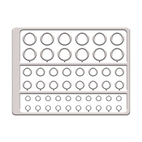 Kroužek Oval Rig Ring 4.5mm/20ks