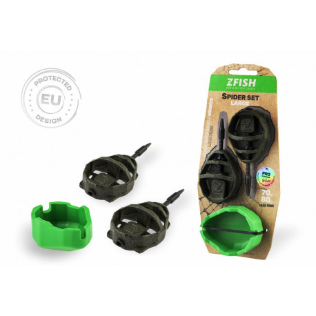 ZFISH Sada Method Feeder Spider Large Set 90,100g + Formička