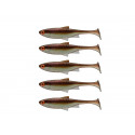 Daiwa Gumová Nástraha Prorex Live Roach Brown 8,5cm 4g 5ks