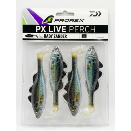 Gumová Nástraha Daiwa Prorex Live Perch 11,5cm 4kusy Baby Zander