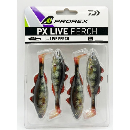 Gumová Nástraha Daiwa Prorex Live Perch 9,5cm 4kusy Live Perch