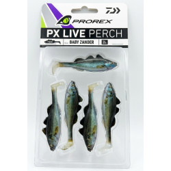 Gumová Nástraha Daiwa Prorex Live Perch 7,5cm 5kusů Baby Zander