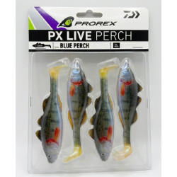 Gumová Nástraha Daiwa Prorex Live Perch 11,5cm 4kusy Blue Perch